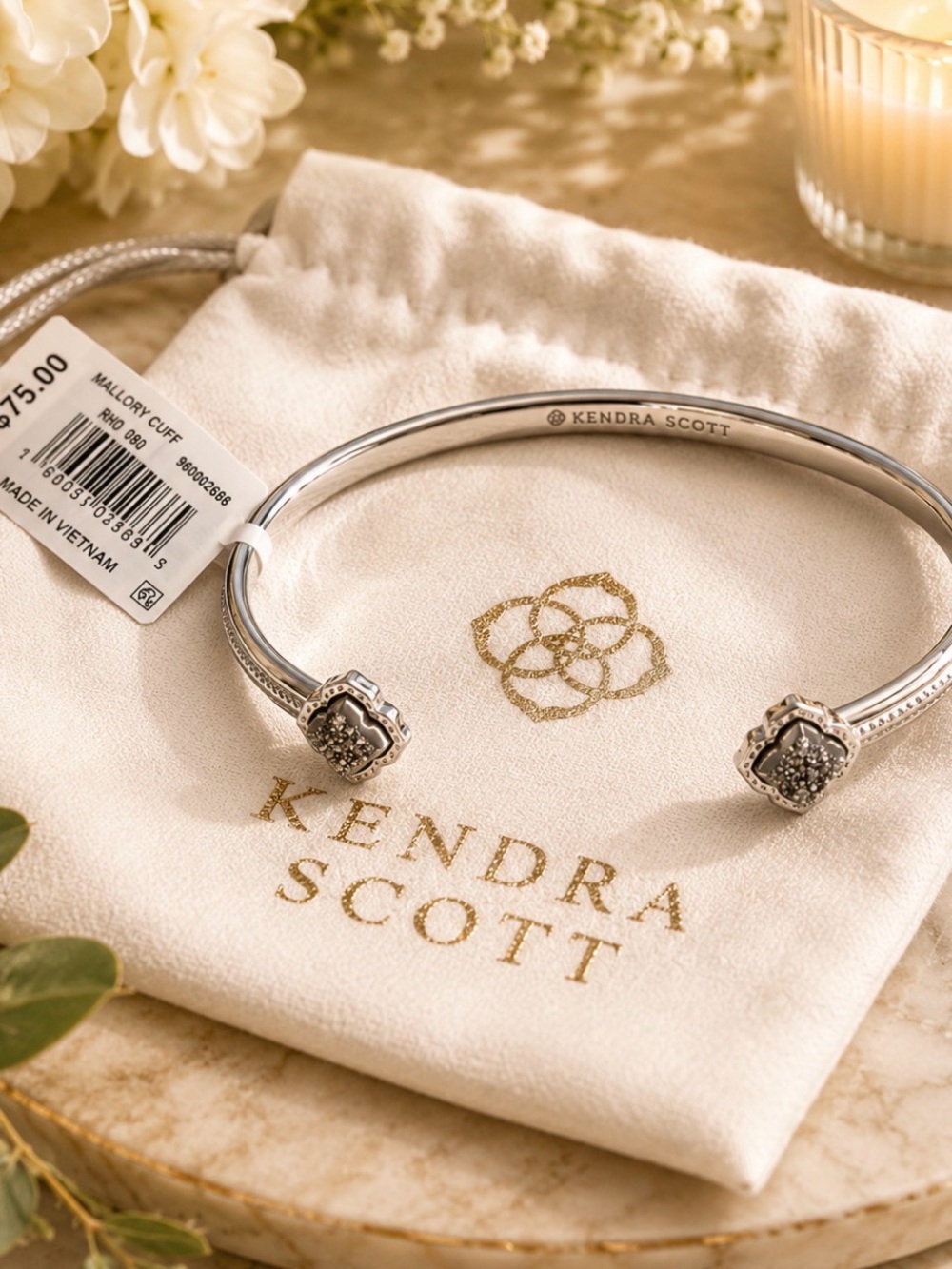 Kendra Scott Silver Mallory Cuff Bracelet